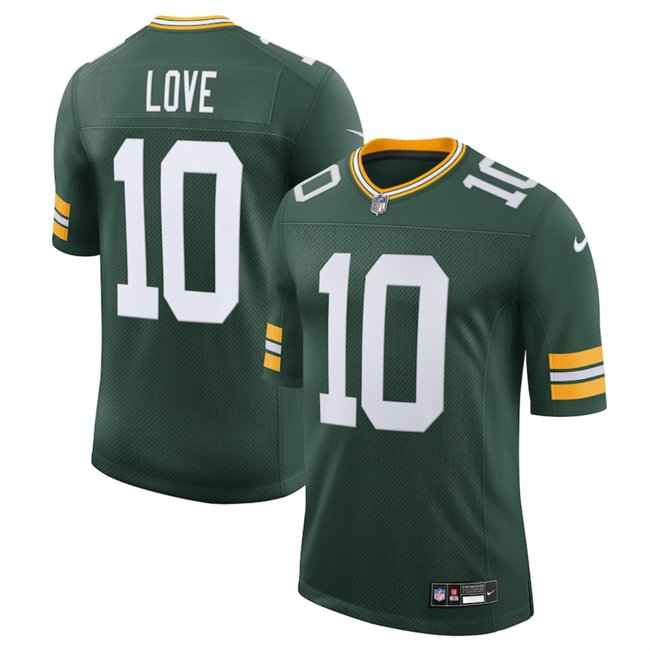 Green Green Bay Packers #10 Jordan Love 2025 New Vapor Untouchable Limited Stitched Football Jersey - GBJ500