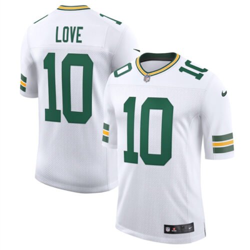 White Green Bay Packers #10 Jordan Love 2025 New Vapor Untouchable Limited Stitched Football Jersey - GBJ622