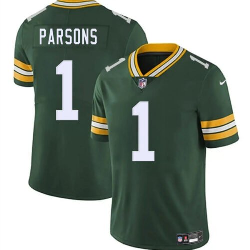 Green Green Bay Packers #1 Micah Parsons 2025 Vapor Untouchable Limited Stitched Football Jersey - GBJ05