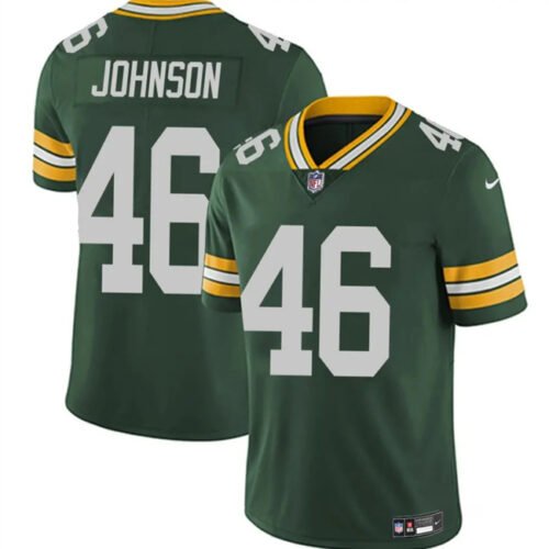 Green Green Bay Packers #46 Amar Johnson 2025 Vapor Untouchable Limited Stitched Football Jersey - GBJ49