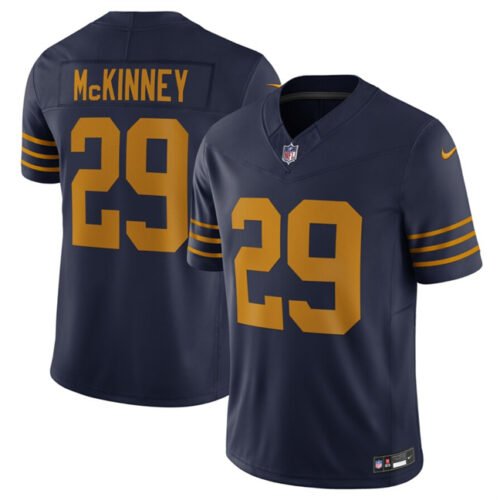 Navy Green Bay Packers #29 Xavier McKinney The 1923 Classic Vapor F.U.S.E. Limited Stitched Football Jersey - GBJ644
