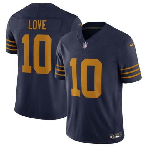 Navy Green Bay Packers #10 Jordan Love The 1923 Classic Vapor F.U.S.E. Limited Stitched Football Jersey - GBJ140