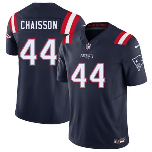 Navy New England Patriots #44 K'Lavon Chaisson 2025 F.U.S.E. Vapor Limited Stitched Football Jersey - NEP17