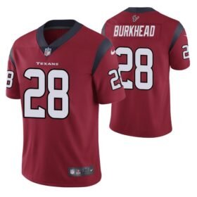 Red Houston Texans #28 Rex Burkhead Vapor Untouchable Limited Stitched Jersey - HTJ365