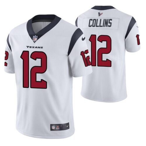 White Houston Texans #12 Nico Collins Vapor Untouchable Limited Stitched Jersey - HTJ98