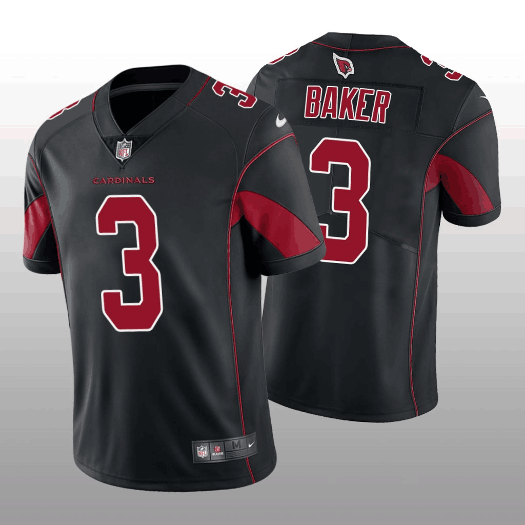 Black/Red Arizona Cardinals #3 Budda Baker Vapor Untouchable Limited Stitched Jersey - ACJ263