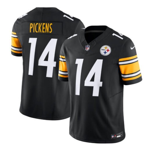 Black Pittsburgh Steelers #14 George Pickens 2023 F.U.S.E. Vapor Untouchable Limited Jersey - PSJ243