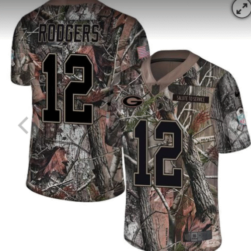 Men'sCamo Packers #12 Aaron Rodgers Stitched NFL Limited Rush Realtree Jersey - GBJ400