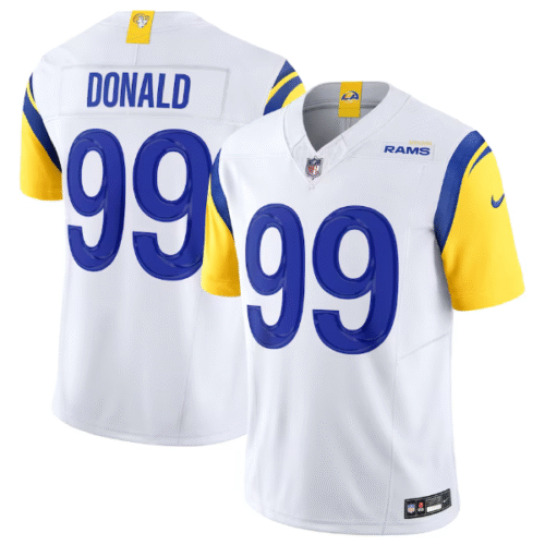 White Los Angeles Rams #99 Aaron Donald 2023 F.U.S.E. Vapor Untouchable Limited Stitched Football Jersey - LAR400