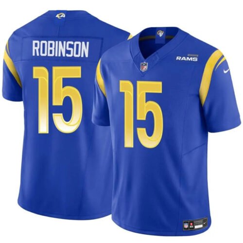 Blue Los Angeles Rams #15 Demarcus Robinson 2024 F.U.S.E. Vapor Untouchable Stitched Football Jersey - LAR244