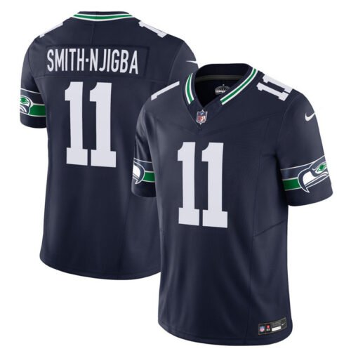 Navy Seattle Seahawks #11 Jaxon Smith-Njigba 2023 F.U.S.E. Limited Stitched Football Jersey