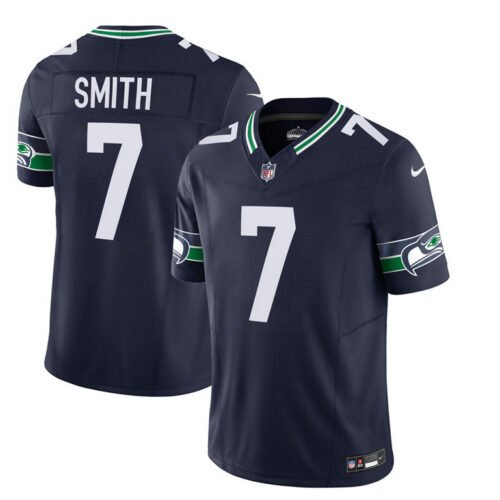 Navy Seattle Seahawks #7 Geno Smith 2023 F.U.S.E. Limited Stitched Football Jersey