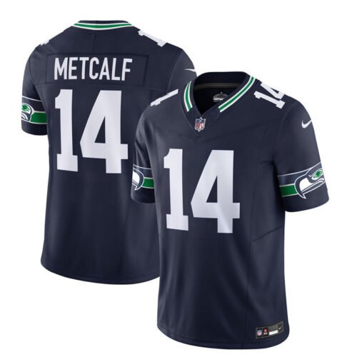 Navy Seattle Seahawks #14 DK Metcalf 2023 F.U.S.E. Limited Stitched Football Jersey