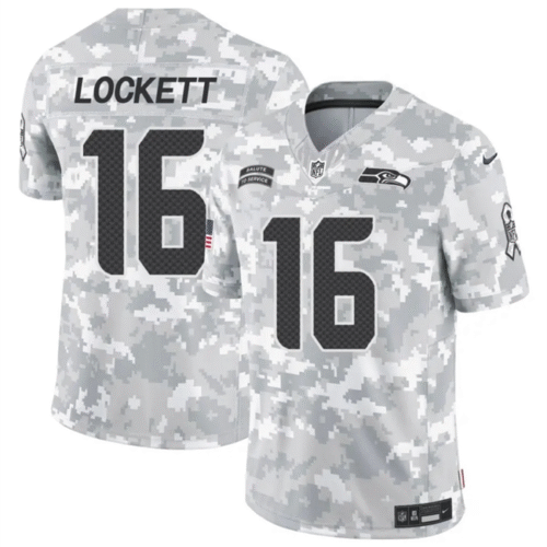Arctic Camo Seattle Seahawks #16 Tyler Lockett 2024 F.U.S.E Salute to Service Limited Stitched Football Jersey