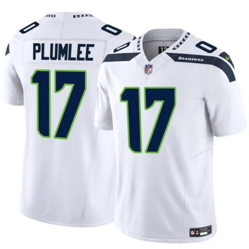 White Seattle Seahawks #17 John Rhys 2024 F.U.S.E Vapor Limited Stitched Football Jersey