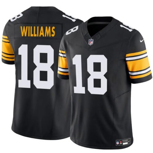 Black Pittsburgh Steelers #18 Mike Williams 2024 F.U.S.E. Alternate Vapor Untouchable Limited Stitched Jersey - PSJ729