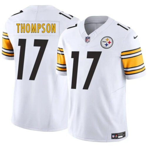 White Pittsburgh Steelers #17 Skylar Thompson 2025 F.U.S.E. Vapor Untouchable Limited Stitched Jersey - PSJ84