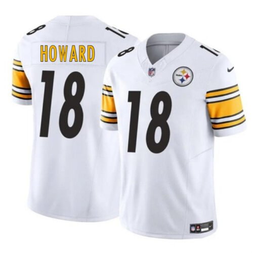 Howard Pittsburgh Steelers #18 Will White 2025 Draft F.U.S.E. Vapor Limited Stitched Football Jersey - PSJ752