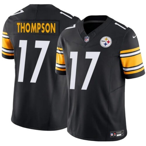 Black Pittsburgh Steelers #17 Skylar Thompson 2025 F.U.S.E. Vapor Untouchable Limited Stitched Jersey - PSJ112