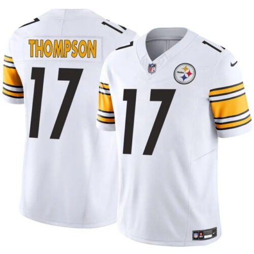 White Pittsburgh Steelers #17 Skylar Thompson 2025 F.U.S.E. Vapor Limited Stitched Football Jersey - PSJ740