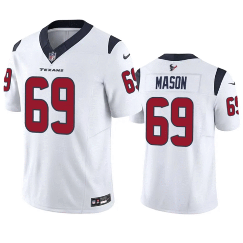 White Houston Texans #69 Shaq Mason 2023 F.U.S.E Vapor Untouchable Stitched Football Jersey - HTJ03
