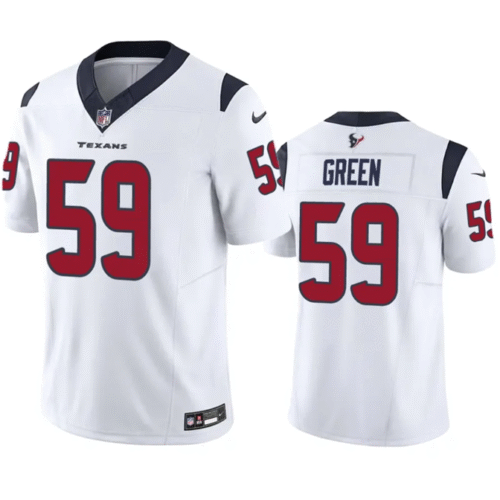 White Houston Texans #59 Kenyon Green 2023 F.U.S.E Vapor Untouchable Stitched Football Jersey - HTJ193