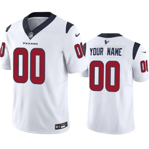 White Houston Texans Active Player Custom 2023 F.U.S.E Vapor Untouchable Stitched Football Jersey - HTJ310