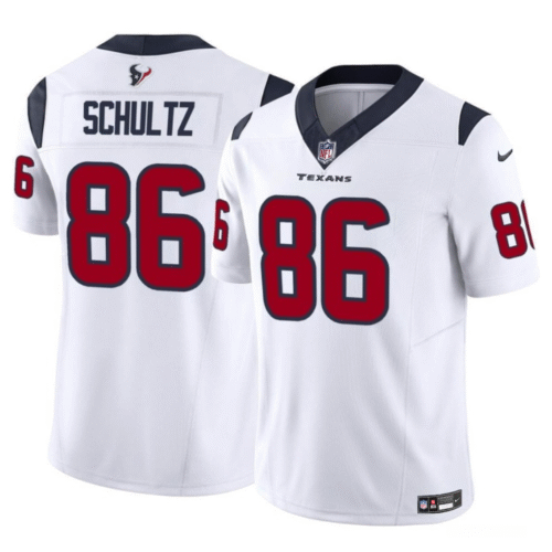 White Houston Texans #86 Dalton Schultz 2023 F.U.S.E Vapor Untouchable Stitched Football Jersey - HTJ280