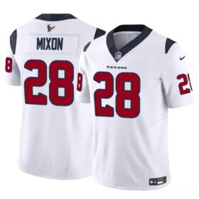 White Houston Texans #28 Joe Mixon 2024 F.U.S.E Vapor Untouchable Stitched Football Jersey - HTJ40