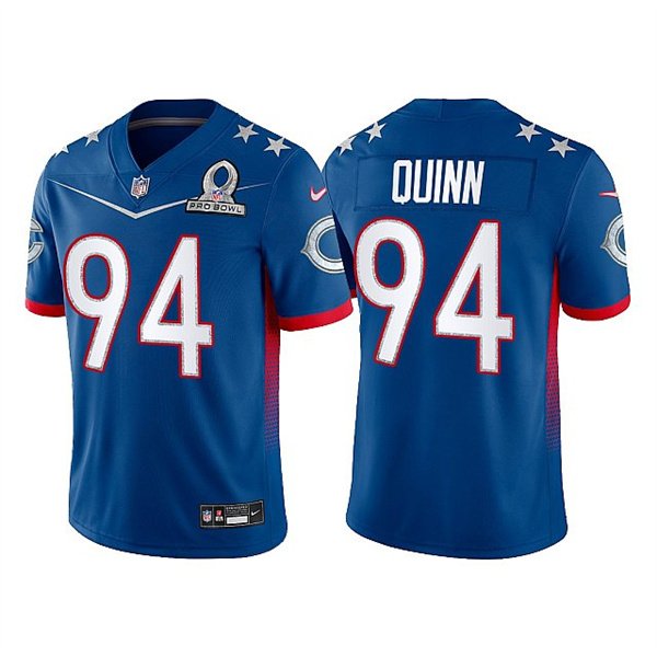 Royal Chicago Bears #94 Robert Quinn 2022 NFC Pro Bowl Stitched Jersey - CBJ250