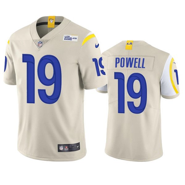 Cream Los Angeles Rams #19 Brandon Powell Vapor Untouchable Limited Stitched Football Jersey - LAR455