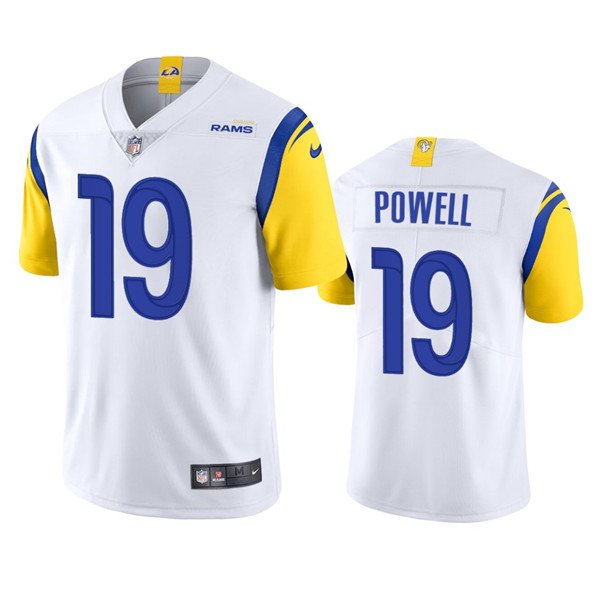 White Los Angeles Rams #19 Brandon Powell Vapor Untouchable Limited Stitched Football Jersey - LAR176