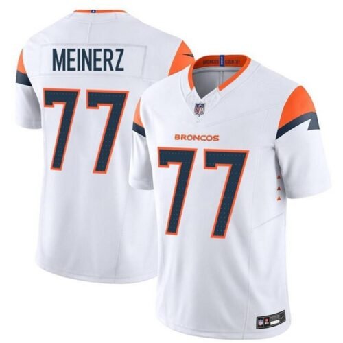 White Denver Broncos #77 Quinn Meinerz F.U.S.E. Vapor Limited Stitched Football Jersey