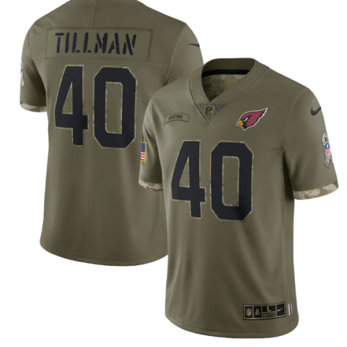 Arizona Cardinals #40 Pat Tillman Olive 2022 Salute To Service Limited Stitched Jersey - ACJ206