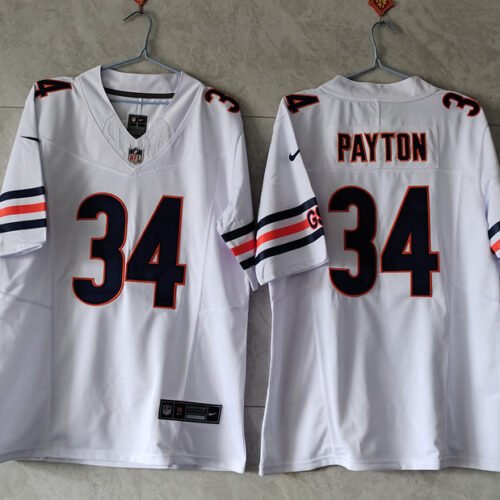 White Chicago Bears #34 Walter Payton 2023 F.U.S.E. Vapor Untouchable Limited Stitched Football Jersey - CBJ595