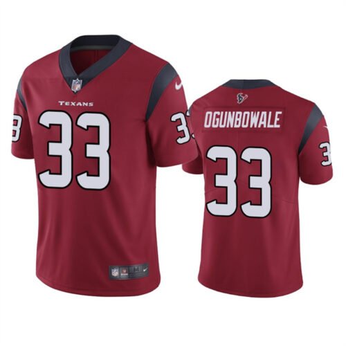 Red Houston Texans #33 Dare Ogunbowale Vapor Untouchable Limited Stitched Jersey - HTJ220
