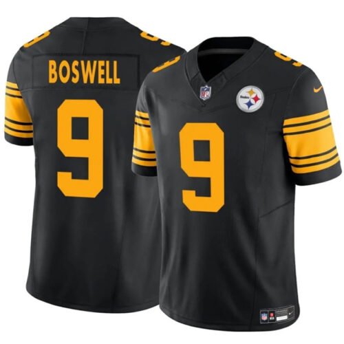 Black Pittsburgh Steelers #9 Chris Boswell 2024 F.U.S.E. Color Rush Limited Stitched Jersey - PSJ183