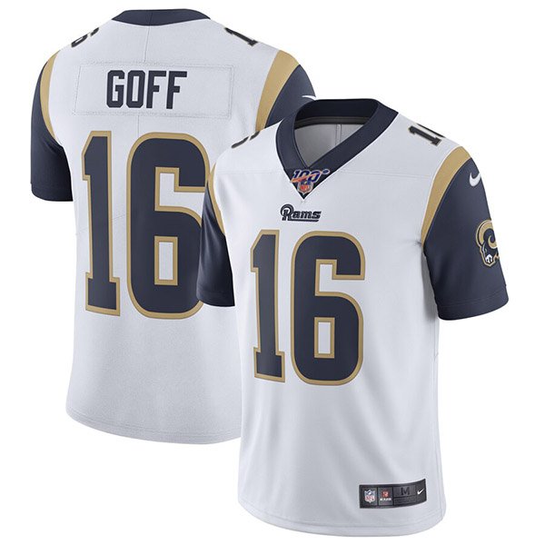 Rams #16 Jared Goff White Vapor Untouchable Limited Stitched NFL Jersey - LAR233