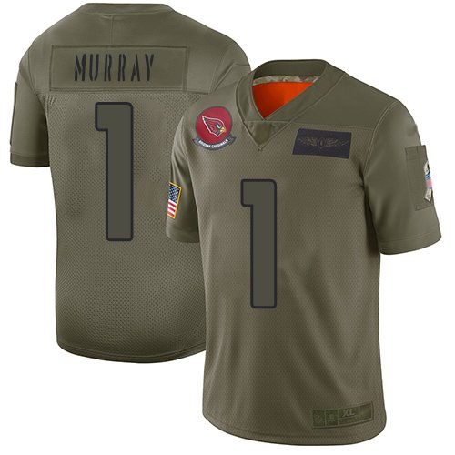 Nike Cardinals #1 Kyler Murray Camo Stitched NFL Limited 2019 Salute To Service Jersey - ACJ29