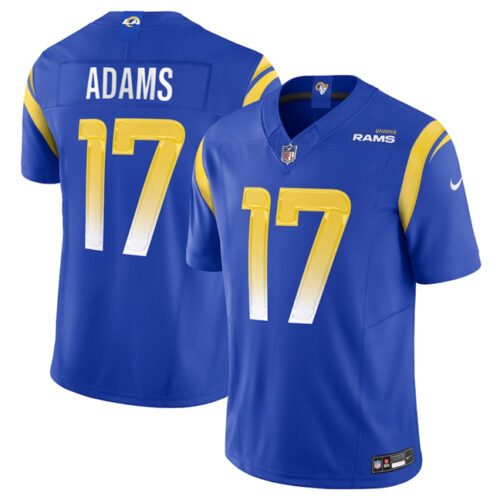 Blue Los Angeles Rams #17 Davante Adams 2024 F.U.S.E. Vapor Untouchable Stitched Football Jersey - LAR213