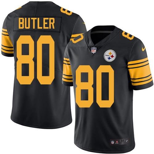Nike Steelers #80 Jack Butler Black Stitched NFL Limited Rush Jersey - PSJ45