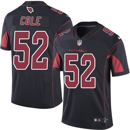Nike Cardinals #52 Mason Cole Black Stitched NFL Limited Rush Jersey - ACJ232