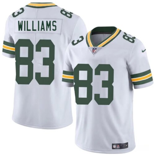 White Green Bay Packers #83 Savion Williams 2025 Draft Vapor Untouchable Limited Stitched Football Jersey - GBJ164