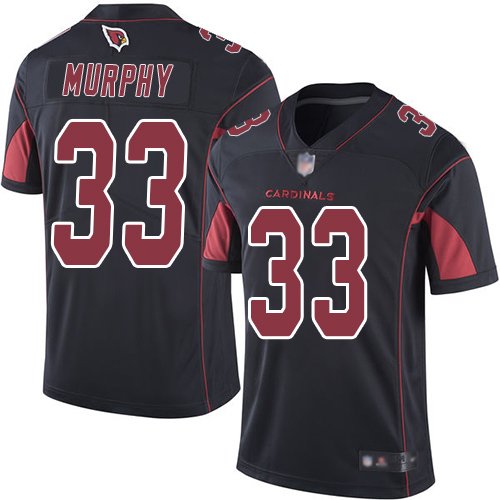 Nike Cardinals #33 Byron Murphy Black Stitched NFL Limited Rush Jersey - ACJ256