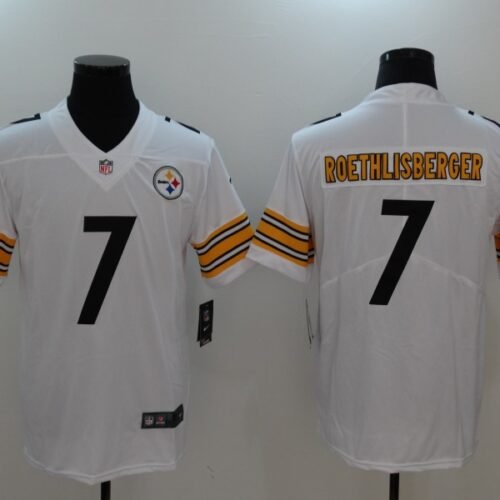 Pittsburgh Steelers #7 Ben Roethlisberger White Vapor Untouchable Limited Stitched NFL Jersey - PSJ117