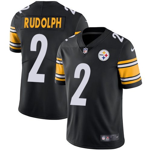 Nike Steelers #2 Mason Rudolph Black Team Color Stitched NFL Vapor Untouchable Limited Jersey - PSJ443