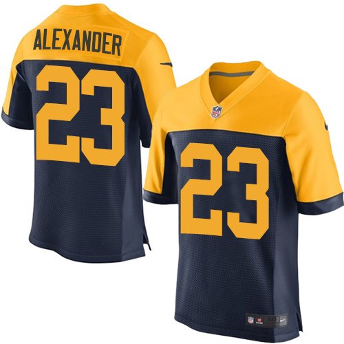 Nike Packers #23 Jaire Alexander Navy Blue Alternate Stitched NFL New Elite Jersey - GBJ474