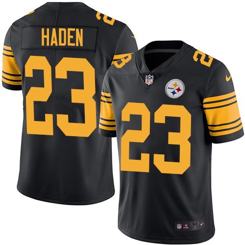 Nike Steelers #23 Joe Haden Black Stitched NFL Limited Rush Jersey - PSJ577