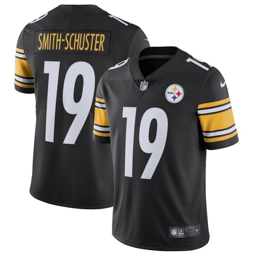 Pittsburgh Steelers #19 JuJu Smith-Schuster Black Vapor Untouchable Limited Stitched NFL Jersey - PSJ237