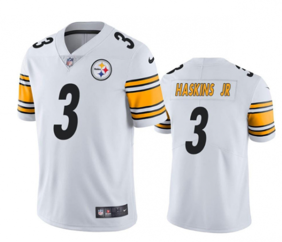 White Pittsburgh Steelers #3 Dwayne Haskins Jr. Vapor Untouchable Limited Stitched Jersey - PSJ305